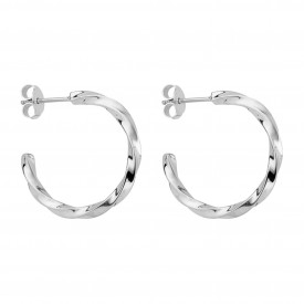 Twisted Hoop Earrings