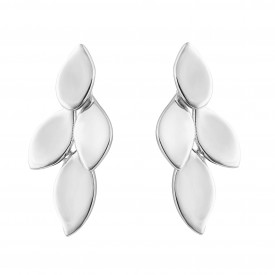 Plain Polished Petals Earrings