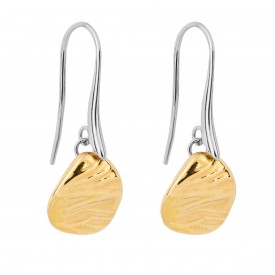 Soft Shape Earrings Yellow Gold Plate