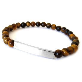 Engravable bracelet tyger´s eye 21cm/19cm