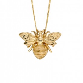 Yellow gold Bee pendant