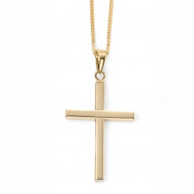 YG large cross pendant