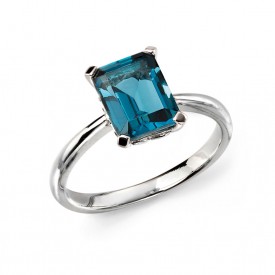 EG  WG ondon blue topaz ring