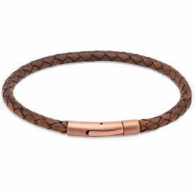 Mens Leather Bracelet UNIQUE & CO 