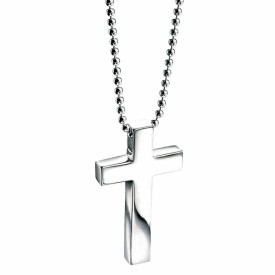 P1212 Plain Silver Cross PENDANT
