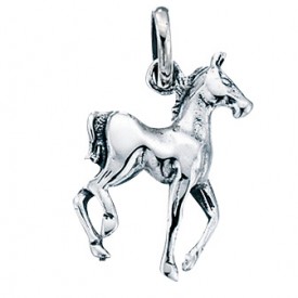 Prancing horse pendant
