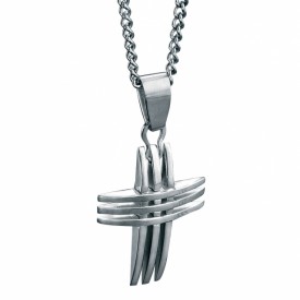 P2563 Stainless Steel Triple Cross PENDANT