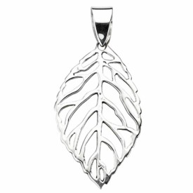 Cut out leaf pendant