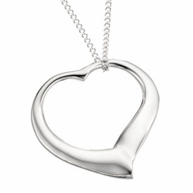 P354 Slip on Heart + 46cm Chain