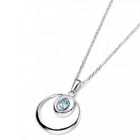 P3738T SKY BLU TOPAZ Double Loop PND