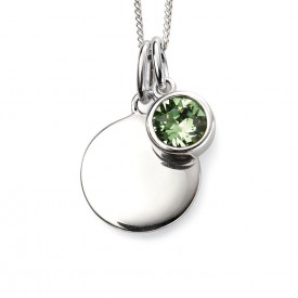 Aug Birth Stone Pendant