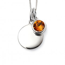 Nov Birth Stone Pendant