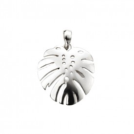 Palm leaf cut out pendant
