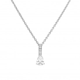 teardrop pendant with pave bale