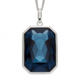 Swarovski Elongated Octagon Pendant