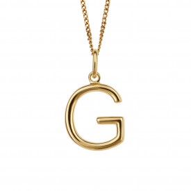 Gold Plated Initial letter G