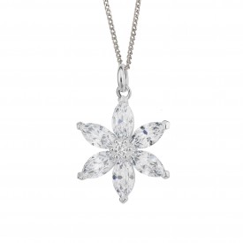 Flower CZ Pendant