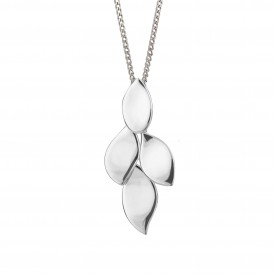 Plain Polished Petals Pendant