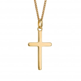 Gold Plated Cross Pendant