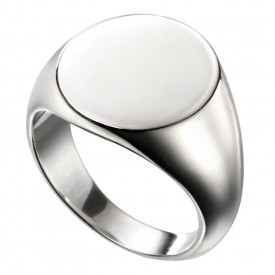 Oval signet ring