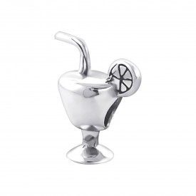 Silver Fruit Juice Glass Bead
