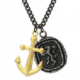 Stainlees steel mens necklace