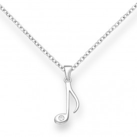 Sterling Silver Music notes Pendant