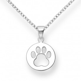 Sterling Silver Paw Pendant