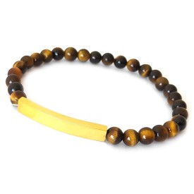 Tiger Eye ID bracelet 